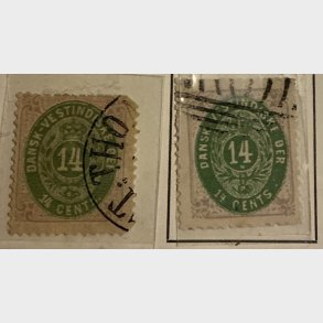 2 x DVI 14 cents. en �gte en falsk