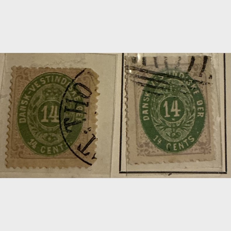 2 x DVI 14 cents. en �gte en falsk