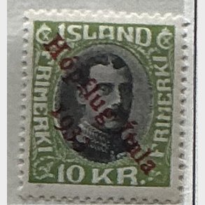 1933 Island Hopflug Italia 10 kroner.
