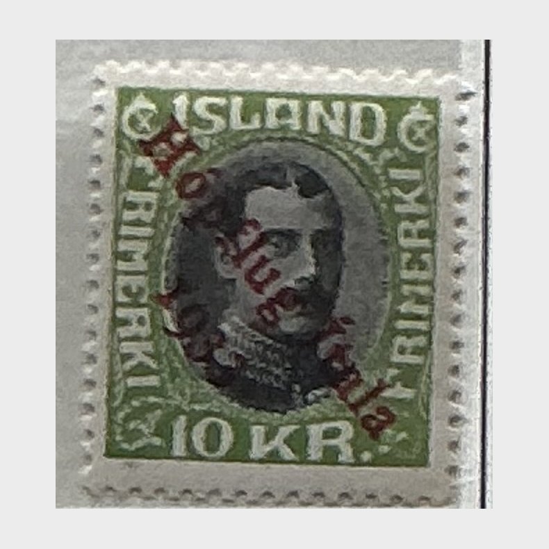 1933 Island Hopflug Italia 10 kroner.