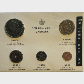 KGL M�nts�t de hvide 1980
