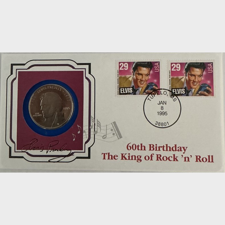 Elvis M�ntbrev 2 s�lv